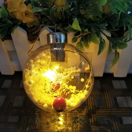 

TUTUnaumb 2022 Winter Clearance Christmas Glowing Pendant Glowing Christmas Ball Christmas Tree Decoration Ball Multicolor