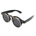 thumbnail image 1 of Gafas de sol con tapa Jadeshay Estilo punk vintage Montura redonda Construcción robusta, 1 of 8