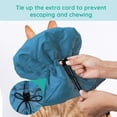 thumbnail image 3 of HUGFEGWE Collier de Récupération pour Chat, Cône Réglable Doux, Chaud et Imperméable, Respirant, Léger, Collier Elizabeth pour Chat, Chaton, Petit Chien, après Chirurgie pour Arrêter de Lécher AZ824-3570, 3 of 7