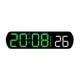 thumbnail image 1 of Reloj digital Macarena despertador de escritorio portátil pantalla de 12/24 horas Verde, 1 of 8