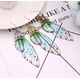thumbnail image 4 of Pendientes de diamantes de imitación JAMW Conjunto de collar y pendientes de mariposa, 4 of 4
