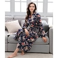 thumbnail image 6 of Richie House Women's Cotton Sleepwear Pajama Bathrobe RHW2737-F-S, 6 of 7