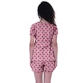 thumbnail image 3 of Moomaya Pyjama en Coton pour Femmes, Ensemble de Nuit 2 Pcs avec Shorts, Ensembles de Pyjama avec Shorts, 3 of 7