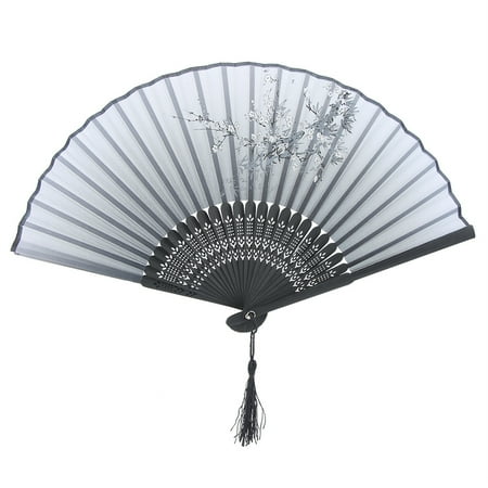 

Folding Bamboo Hand Tassels Fan Summer Hot Day Cooling Tool Prop Gift DecorationType 1