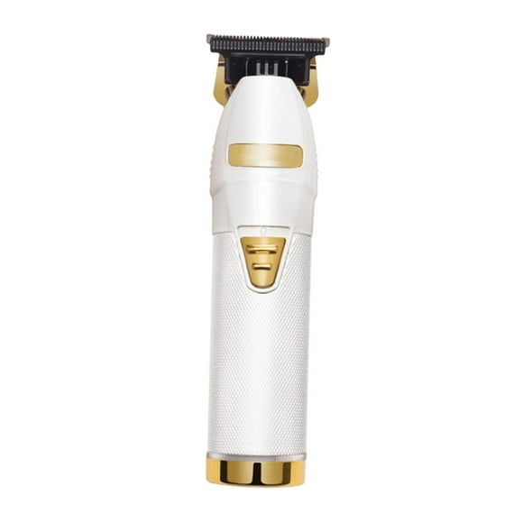 Bunblic Barber Haircut Grooming Tool, Rechargeable Hairstyles Low Noise Hairline Hair Cutting Tool Electric Shaver for Indoor white