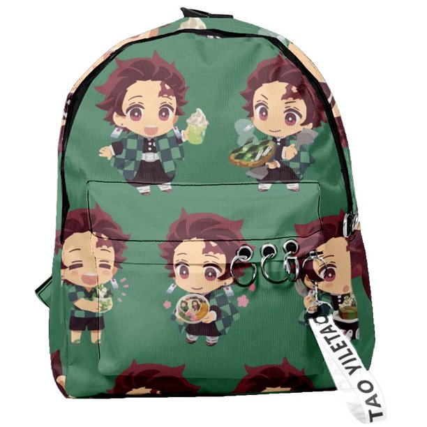 Demon Slayer Schoolbag Kawaii Mochilas De School Kids Boys For Adults 