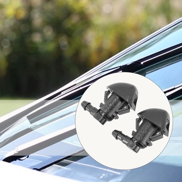 2Pcs Front Windshield Washer Nozzles Jet For Honda Pilot 09-15