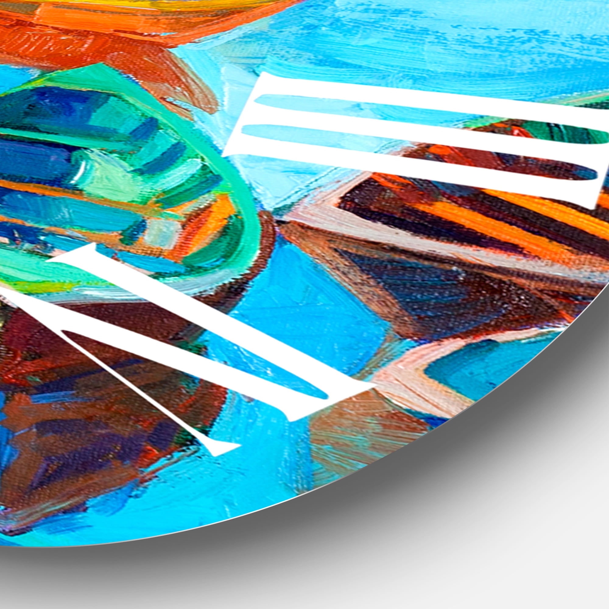 Designart 1 in Coastal Wall Clock