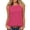 Sleeveless Top # Hot Pink, variant on Womens Summer Tops Crewneck Slub Knit Tank Sleeveless Loose Plain Jersey Vest Casual Everyday Lightweight Shirt Blouse Relaxed Classic Pullover Tunic Shell