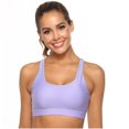 thumbnail image 2 of Women's Sports Bras Elasticity Breathable Sports bra Beautiful back Fitness Yoga Vest Comfortable Bras for Women Purple XL, 2 of 8