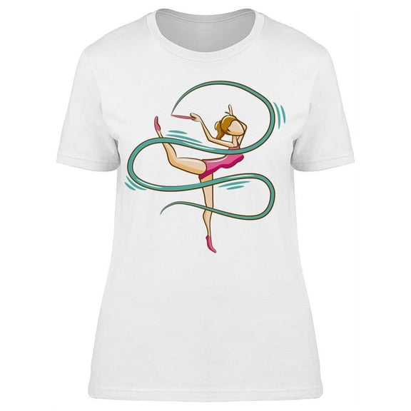 Gymnastic Clipart  T-Shirt Women -Image by Shutterstock, Female Small