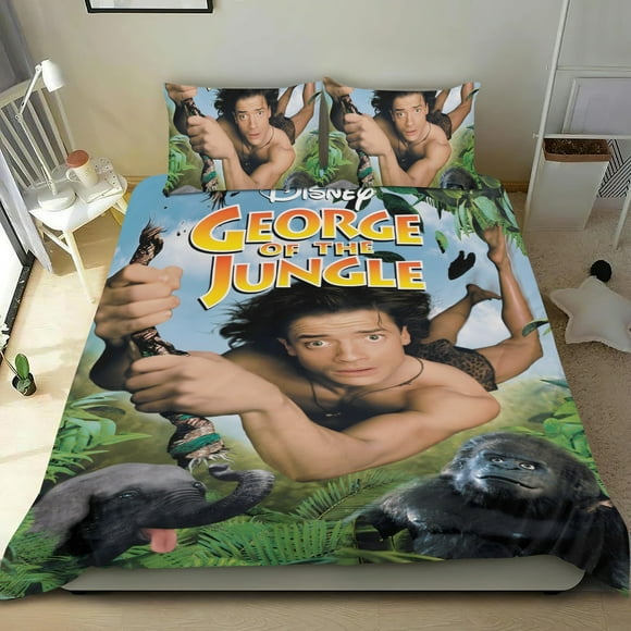 George de la Selva Conjunto de sábanas temático, trío de piezas, cómodo y amigable con la piel, diseño único, regalo de decoración para el hogar para familiares, amigos y fans,173cm *218cm