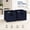 2 Navy 10in H Bins, variant on Folding Storage Bins 2-Pack, 10in Tall Navy Cube Organizer Storage Containers