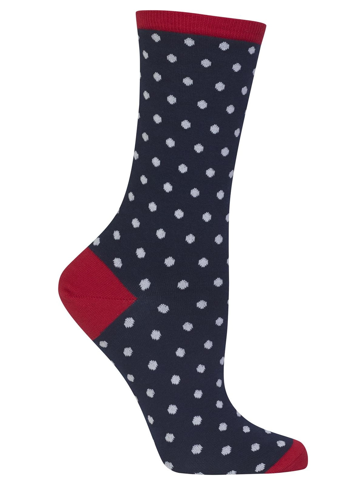 Hot Sox Hot Sox Womens Originals Small Polka Dots Sock, 911, Dark