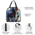 thumbnail image 4 of Easygdp Colorful Cow Pasture Bolsa Térmica Premium - Tela Oxford Impermeable, Gran Capacidad, Bolsillo Frontal, Unisex para Trabajo, Escuela, Actividades al Aire Libre y Picnics, 4 of 8