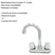 thumbnail image 4 of Mezcladora Para Lavabo 4 Cuello Alto Acero Inoxidable Plateado Cromado, 4 of 4