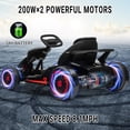 thumbnail image 4 of 24V Kid Electric Go Kart Drift Kart with 2X200W Strong Motor,7AH Big Battery,Electric Pedals,Outdoor Race Toy, 4 of 7