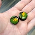 thumbnail image 4 of Pair of Green Camouflage Acrylic Screw Fit Ear Plugs, 4 of 4