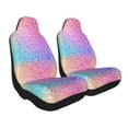 thumbnail image 2 of Salouo Colorful Glitters Pattern Car Seat Covers,Universal Car Seat Protectors Easy to Install Car Cover Car Accessories Auto/rucks/Van/SUV-1, 2 of 9
