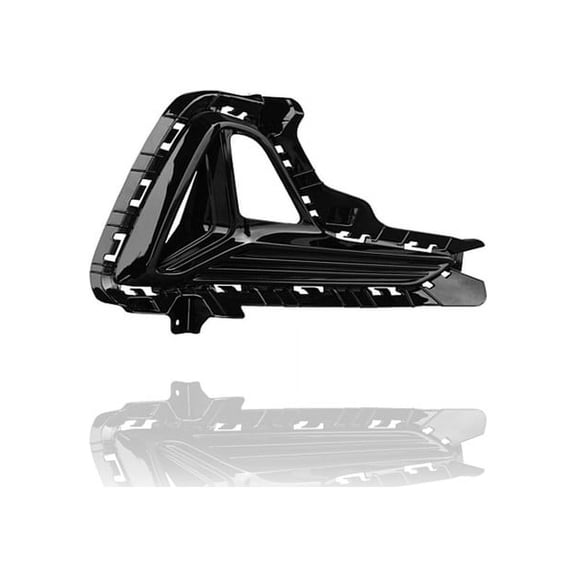 Fog Light Cover - Compatible/Replacement for '18-19 Hyundai Sonata SE/Eco - With Fog Lamp Hole, Halogen Daytime Running Light - Right Hand - Passenger - 86522C1AA0