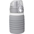 thumbnail image 1 of Botella de agua de viaje plegable de silicona portátil, recipiente para agua potable con extensión telescópica y cubierta a prueba de fugas, 1 of 4