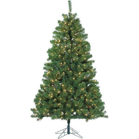 7 ft. Pre Lit Clear Incandescent Montana Pine
