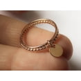 thumbnail image 5 of Modern Gold/Sterling Initial Set, Initial Rings, Stacking Ring, Personalized Rings, Beaded Rings, Modern Rings, Interlocking Rings, Unique, 5 of 5