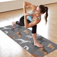 thumbnail image 6 of Dalmatian Corgi Bulldog Hot Yoga Mat Towel Non Slip for Hot Yoga - Quick-Drying Yoga Mat Cover with 4 Corner Pockets with Travel Bag - Hot Yoga Towel Non Slip 74"x26", 6 of 6