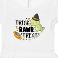 thumbnail image 4 of Inktastic Halloween Trick Rawr Treat with Dinosaur Girls Toddler Dress, 4 of 5