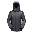 thumbnail image 4 of Mountain Ski Jacket Waterproof Fleece Liner Snow Coat Warm Winter Windproof Hooded Raincoat Women And Men's Three In Detachable Outdoor Mountaineering Suit And Ski Suit Gray XXXXXL, 4 of 4