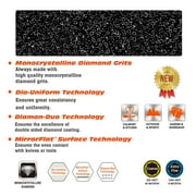 Sharpal 162N Dual-Grit Diamond Whetstone with Non-Slip Base and Angle Guide, Coarse 325/Extra Fine 1200 Grit Knife Sharpener