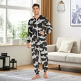 thumbnail image 3 of joogoo Cool Sharks Print Unisex Adults Onesies Pajamas Jumpsuits L, 3 of 7