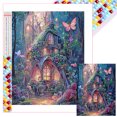 thumbnail image 1 of Con Cuentas Cuadradas 5D DIY Kit Casa Ensueño Del 35x45cm, 1 of 9