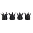 thumbnail image 1 of Bangcool 4PCS Valve Caps Cute Crown Shape Tire Caps Tire Valve Stem Caps for Cars & Motorcycles, 1 of 10