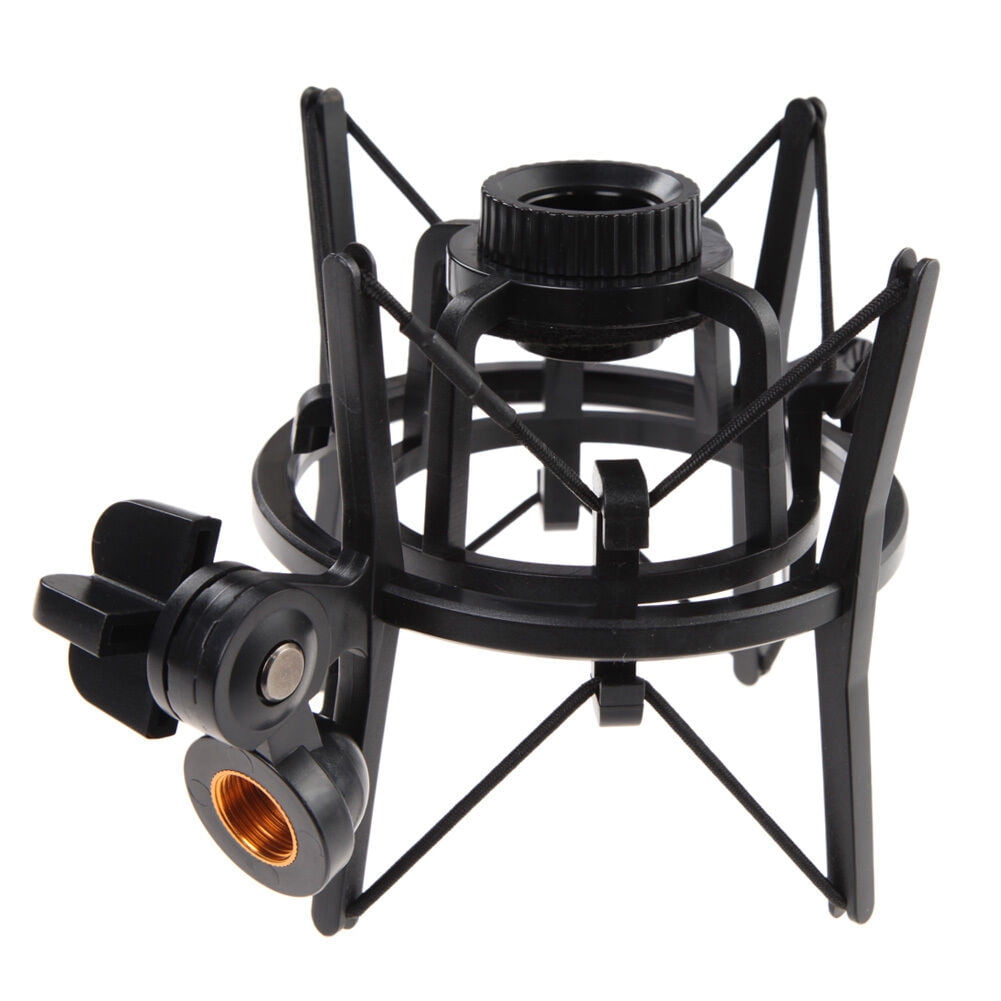 2X Professional Microphone Mic Shock Mount with Shield Articulating Holder Stand Bracket for Studio Broadcast