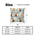 thumbnail image 5 of Squirrel Pillow Covers Set with Unique Patterns - 16x16, 18x18, 20x20 Inches - Set of 2 Elegant Pillow Inserts, Throw Pillows Covers for Home for Any Occasion, 5 of 6