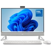Dell 27 All-in-One Desktop EC27250-27-inch FHD Touchscreen Display, Intel Core 7-150U Processor, 32GB DDR5 RAM, 1TB SSD, Intel Graphics, Windows 11 Home, Onsite Service - White