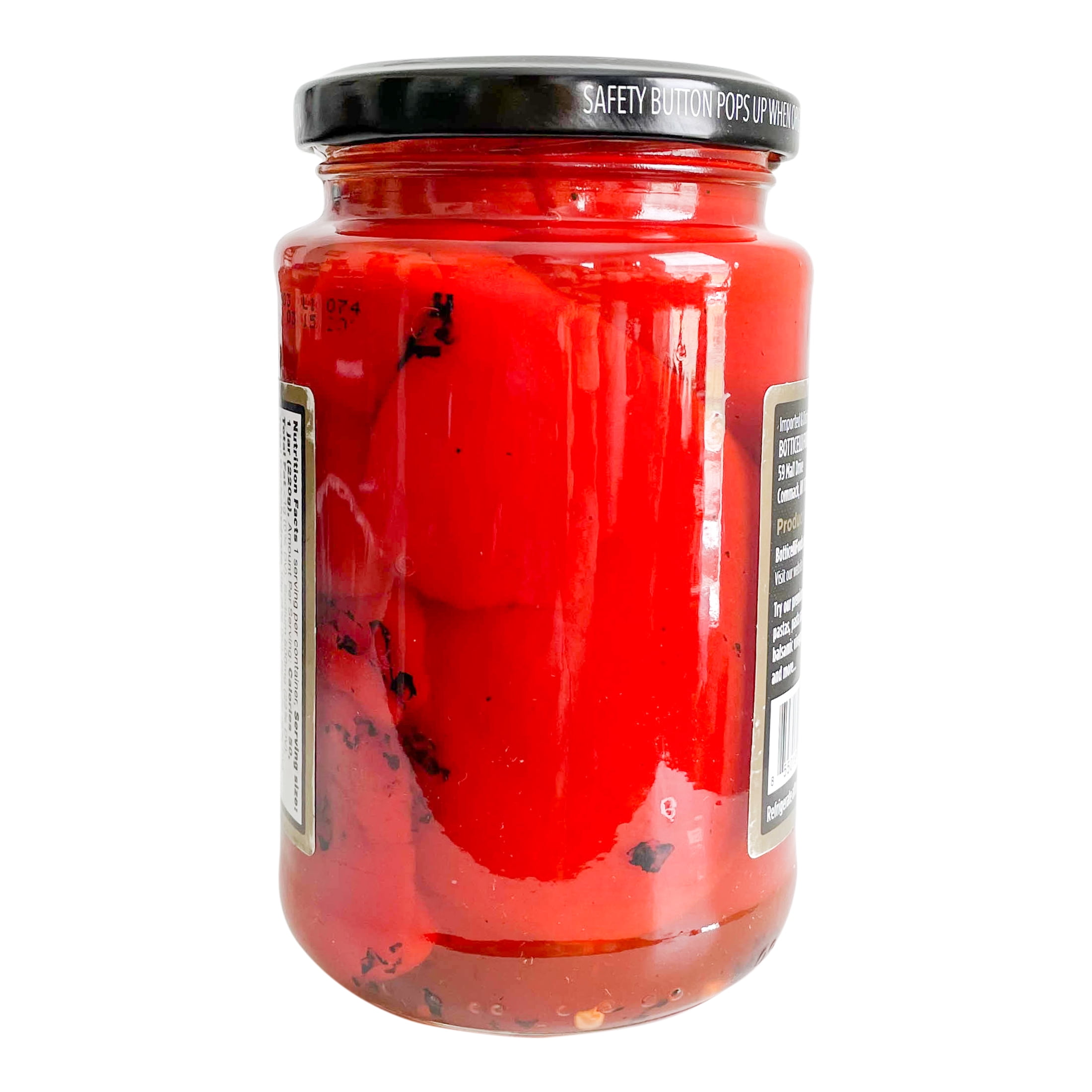 (6 pack) Botticelli Fire Roasted Sweet Red Peppers, 12 oz, 8 Servings