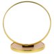 thumbnail image 2 of Table Folding Mirror With Durable Metal Frame Suitable For Grooming In Golden Color Designed For Travel And Home Environments 1Pcs, 2 of 4