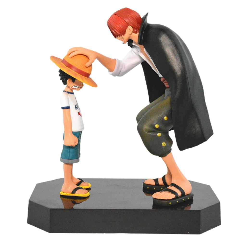 One Piece Straw Hat Luffy Red Hair Shanks Hand Made Scene Version Touching Head Car Decoration Walmart Com