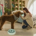 thumbnail image 2 of Dog Bowl Large Breed Stand Cat Food Dish Puppy Water Bowl And Food Bowl Slow Feed Dog Bowl Anti Slow Feed Dog Puzzle Bowl Puppy Slow Food Dog Bowl Interactive Anti Flatulence Dog Food Bowl, 2 of 4