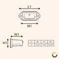 thumbnail image 7 of Surface-Mount LED Trailer License Plate Lights [DOT/SAE Certified] [IP67 Waterproof Rated] [Ultra-Durable] License Tags for Trailers, RVs, Trucks & Boats - Chrome Housing, 7 of 7