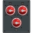 thumbnail image 2 of Panel de gestión de baterías Blue Sea Systems Dual Bank Metal, 2 of 2