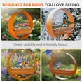 thumbnail image 4 of Mosaic Birds Bistro Bird Feeder - Premium Metal Bird Feeder, Chew-Proof, Weather & Water Resistant, 16.9oz, 1 Piece, Orange, 4 of 7