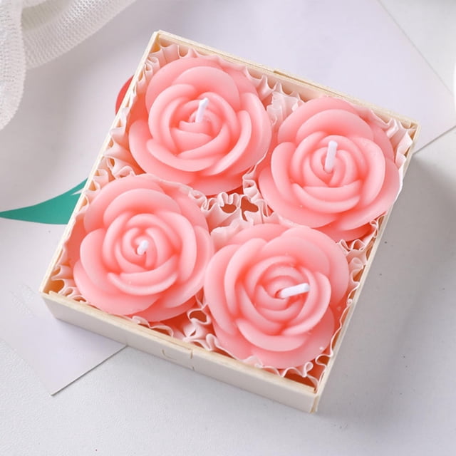 Kit para hacer velas perfumadas con rosas | Velas de cera realistas | Regalo romántico para San Valentín | Decoración para bodas y centros de mesa