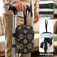 thumbnail image 5 of COEQINE Zippered Crutch Bag Broken Leg Crutch Bag Gold Sun Moon Star Forearm Crutch Storage Organizer, Walking Cane Pouch, Lightweight Organizer Pouch, for Women Men, 5 of 7