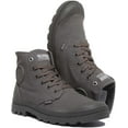 thumbnail image 5 of Palladium Pampa Hi Mono U Men's Monochromatic Mid Top Boots In Olive Size 10.5, 5 of 6