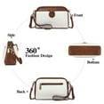 thumbnail image 3 of GAEKEAO Crossbody Bags for Women Leather Shoulder Purse Cross Body Bag Handbag with Wristlet Top Zipper, 3 of 6