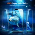 thumbnail image 4 of Diamonds Hard iPhone 11 Pro Max Screen Protector [10X Military Grade Shatterproof][Bubble-Free][10s Easy Installation], Shockproof Tempered Glass Film Designed for Apple 6.5'' 2019-2 Pack, 4 of 5