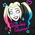thumbnail image 3 of Harley Quinn Animated Series Harley Head Kids T Shirt (Large) for Youth Toddler Boys and Girls, Black, 3 of 5